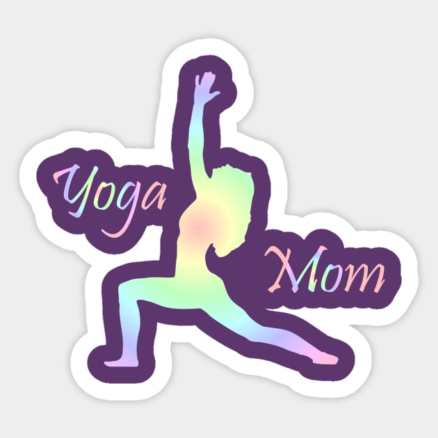 Yoga Mom Sticker by numpdog